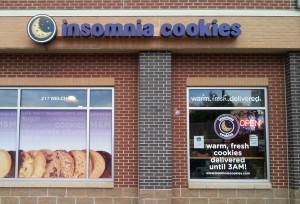 A cookie store in Dogtown. Note the delivery hours. Good thing this was not available when I was a student at ISU.