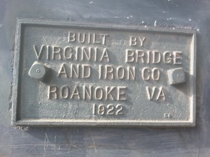 This is for my Virginia friends and family. Sign is affixed to a pedestrian bridge.